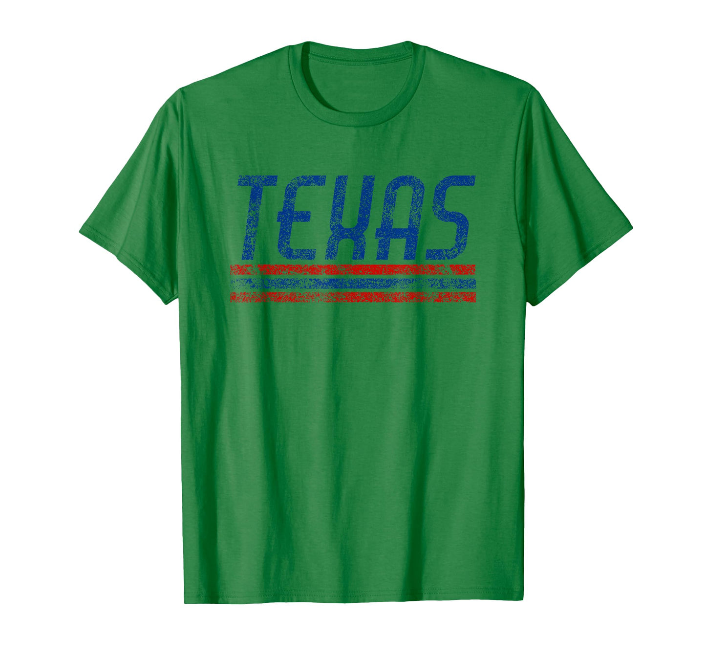 Texas Retro Vintage Weathered Stripe Throwback T-Shirt
