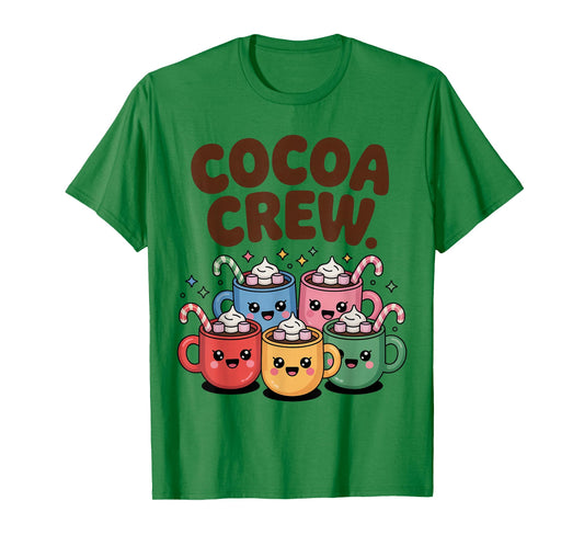 Hot Chocolate Matching Pajamas Cocoa Crew Cute Christmas T-Shirt