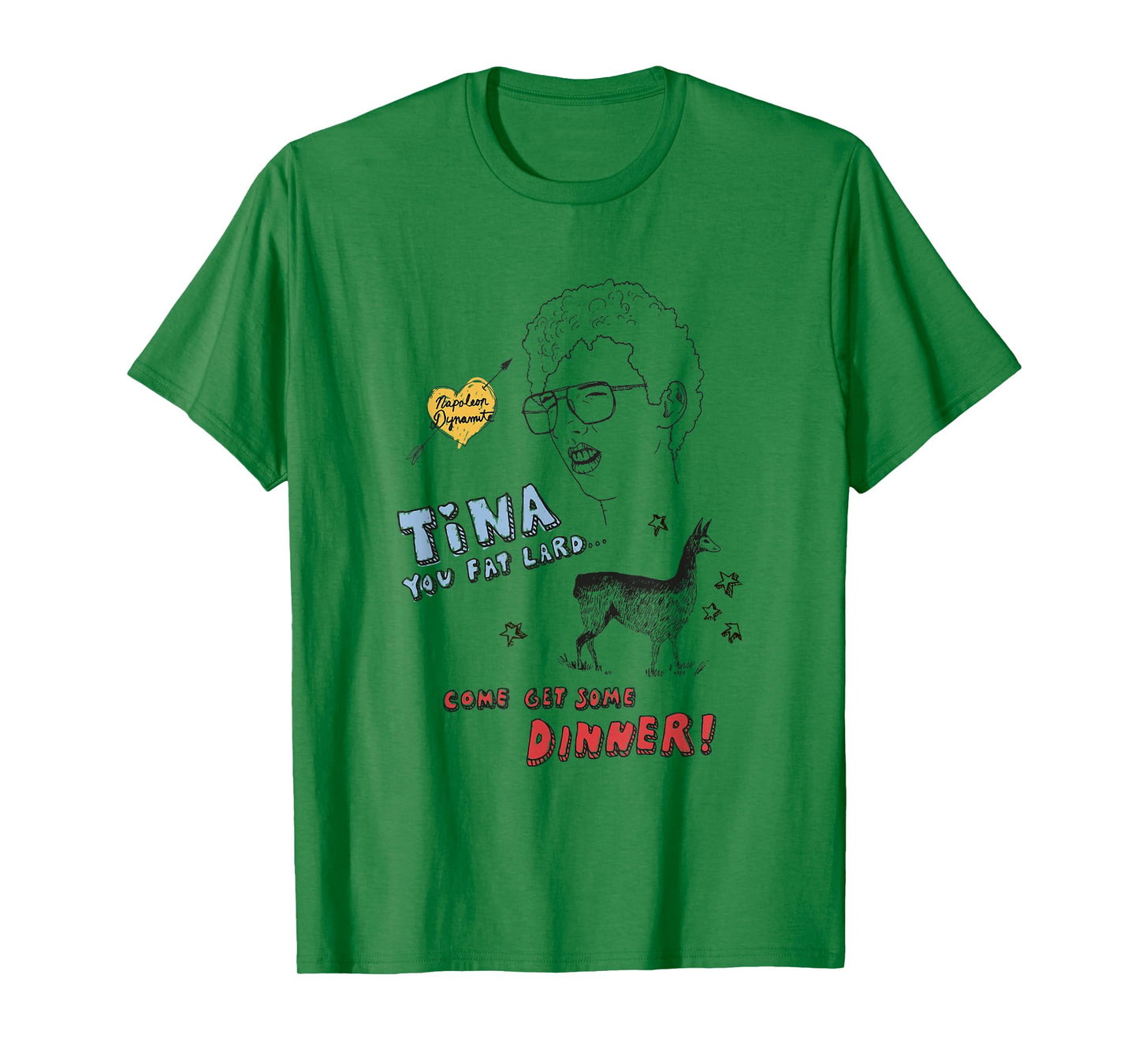 Napoleon Dynamite Tina Get Your Dinner Sketchbook T-Shirt