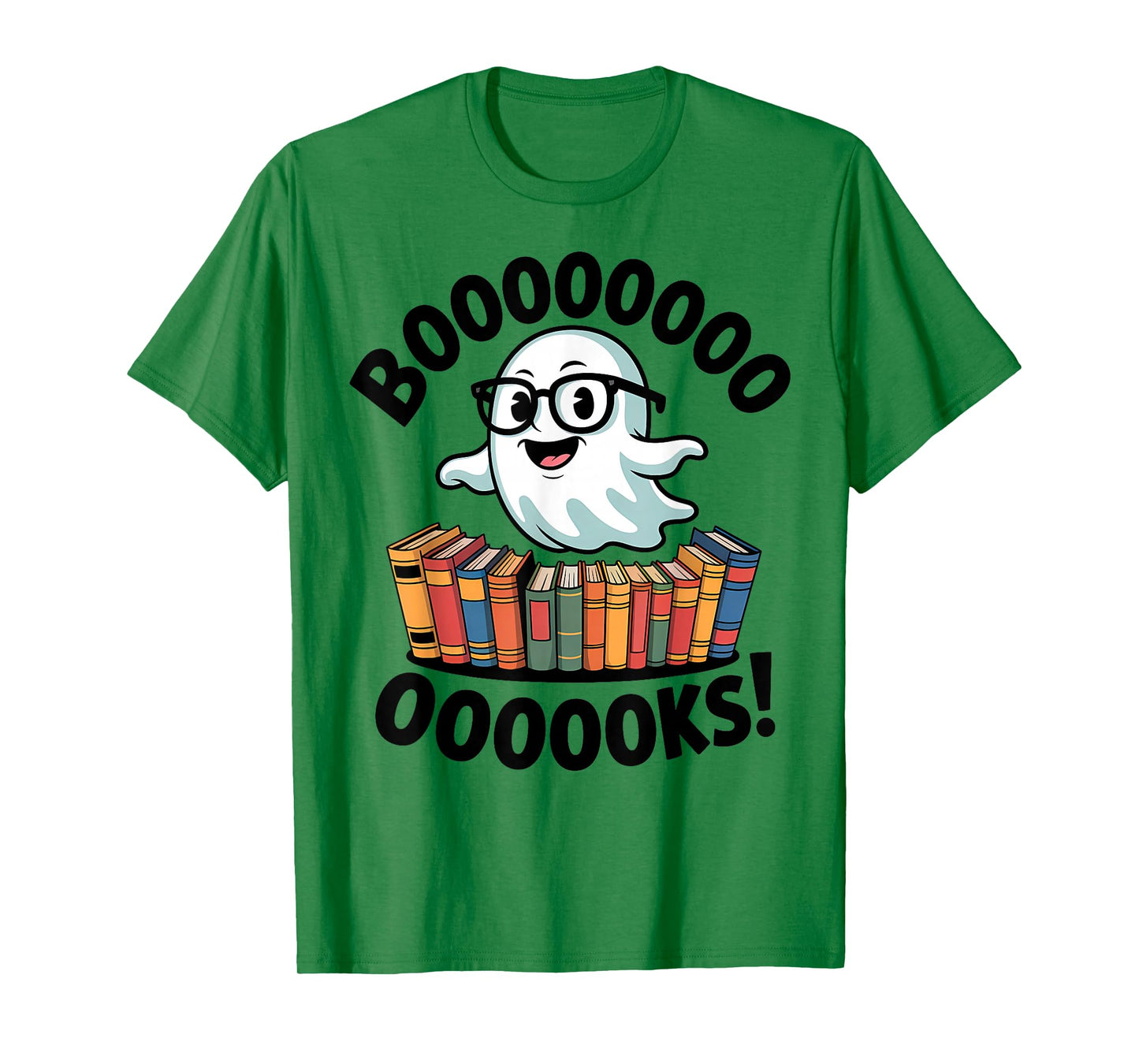 Books Funny Nerdy Halloween Ghost Book Lover T-Shirt