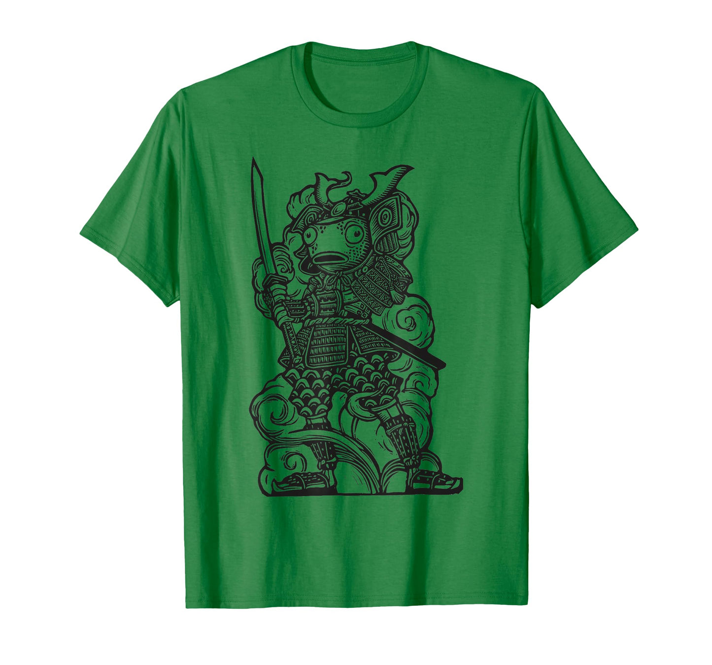 Fortnite Samurai Fishstick Black & White Print T-Shirt