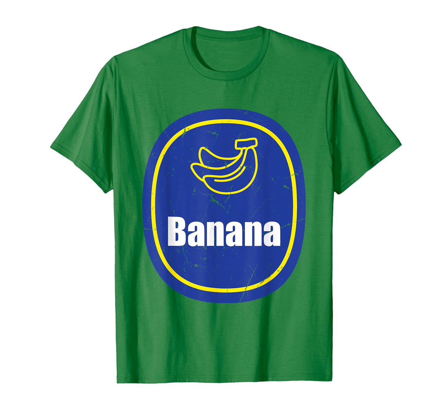 Banana Sticker Costume Cute Easy Fruit DIY Halloween T-Shirt