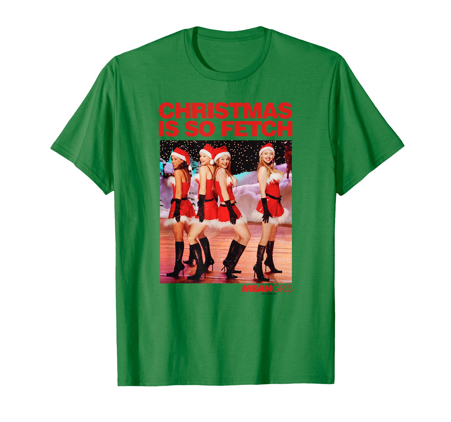 Mean Girls Christmas is So Fetch Santa Outfit Scene Poster T-Shirt