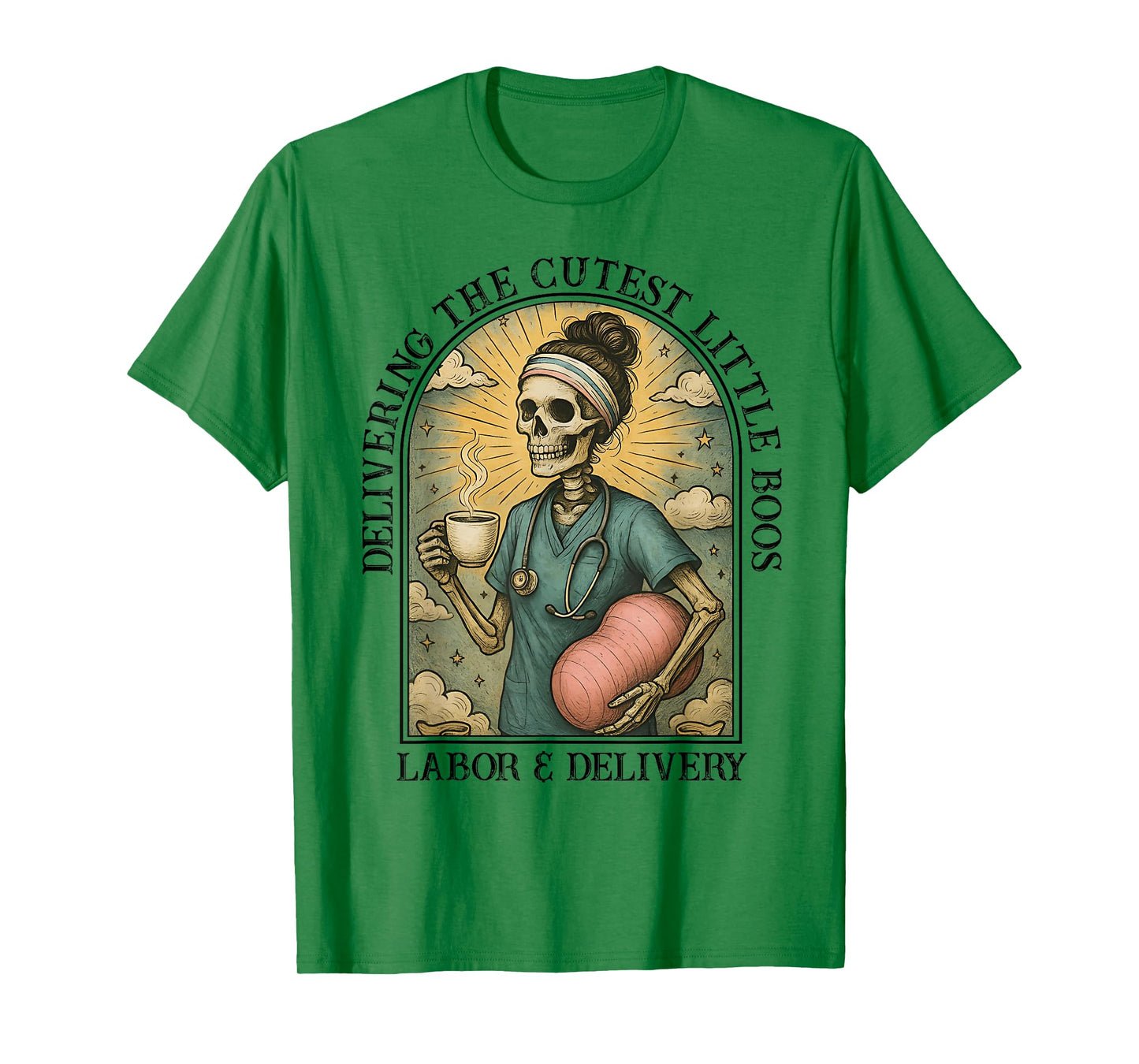 Delivering The Cutest Boos Labor & Delivery Halloween Nurse T-Shirt