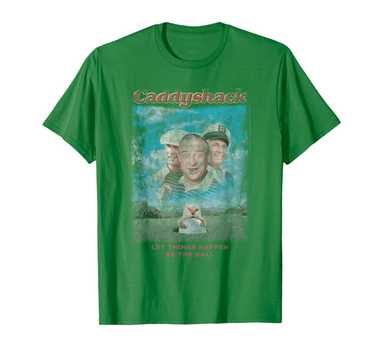 Caddyshack Vintage Golf Be The Ball 80's Movie Poster T-Shirt