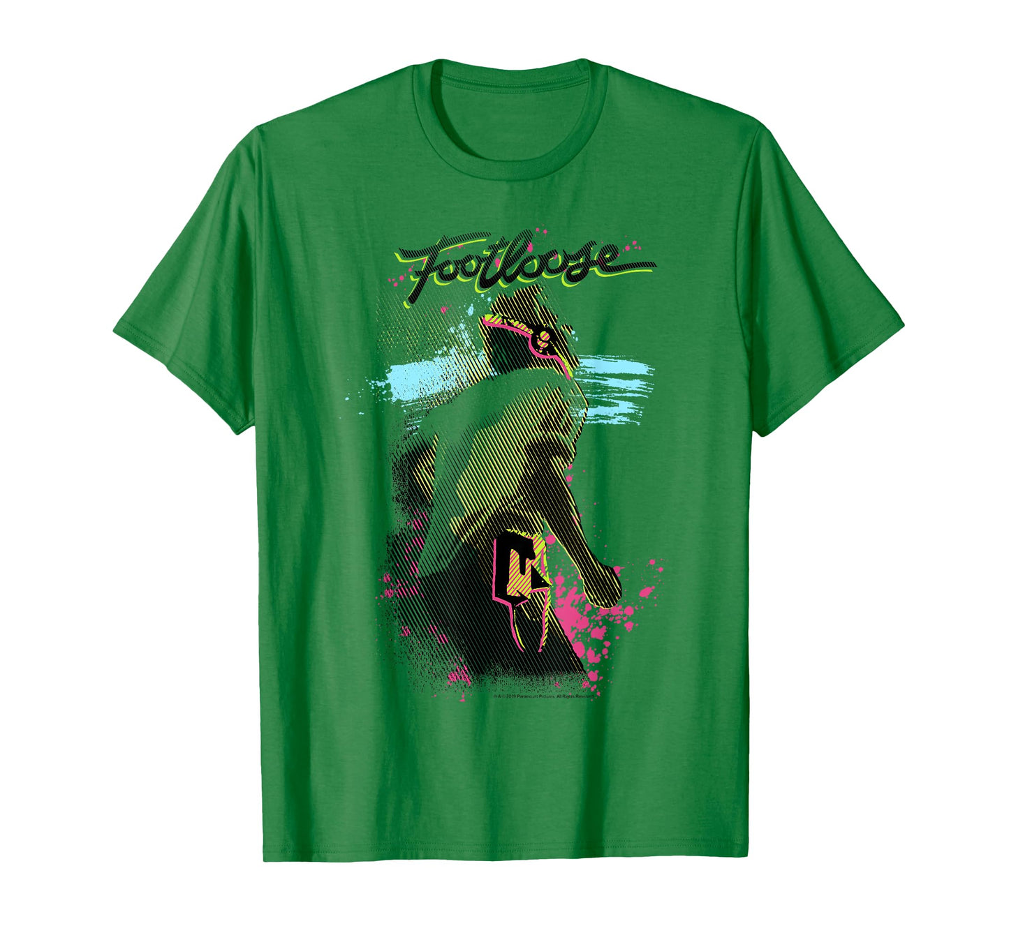 Footloose Neon Poster Title Logo T-Shirt