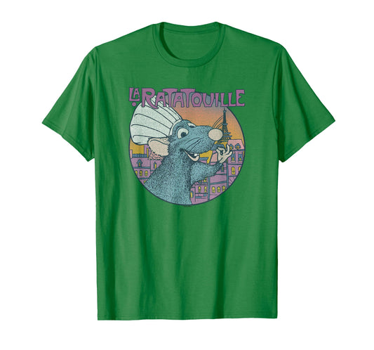 Disney Pixar Ratatouille Bon Appetit Circle Sign T-Shirt Small
