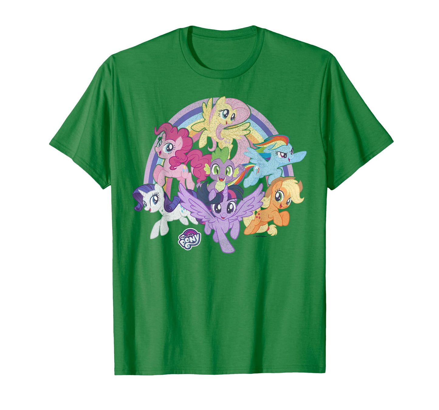 My Little Pony: Friendship Is Magic Rainbow Pony Group Shot T-Shirt