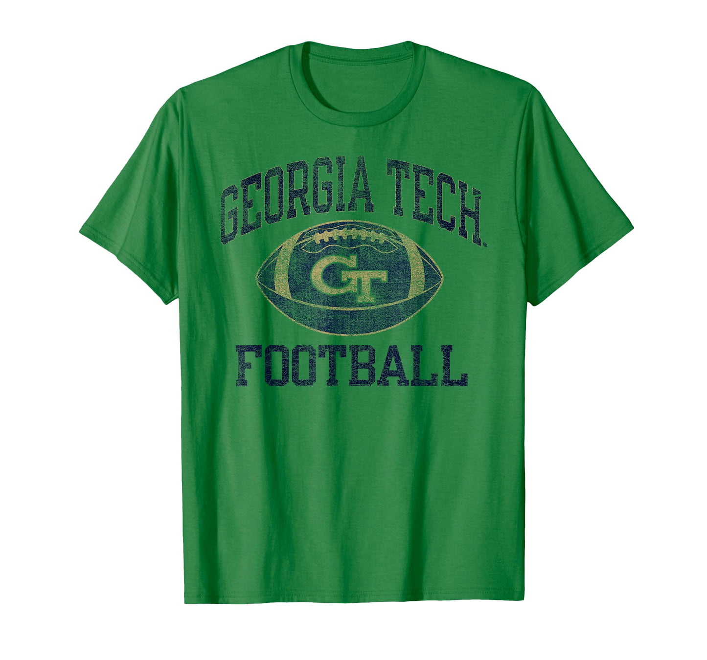 Georgia Tech Yellow Jackets Football Intensity White T-Shirt