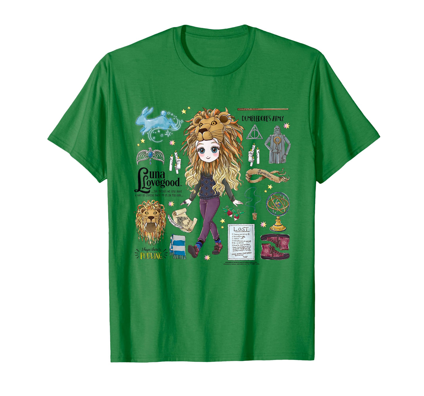 Harry Potter The Eccentric Luna Lovegood T-Shirt Small