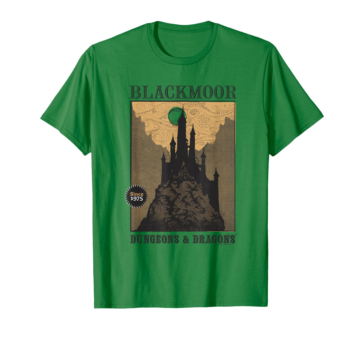 Dungeons & Dragons 50th Anniversary Blackmoor Castle Card T-Shirt