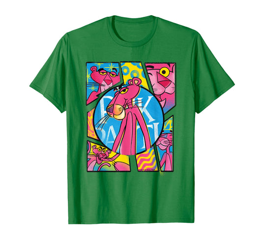 Pink Panther Graffiti Panels T-Shirt