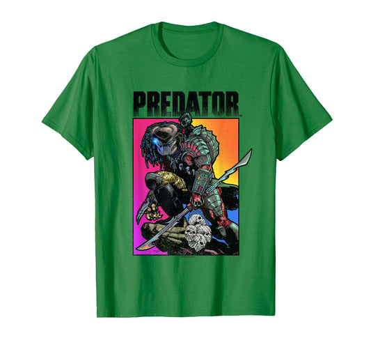 Predator Ready To Hunt Big Chest Iconic Retro Poster T-Shirt