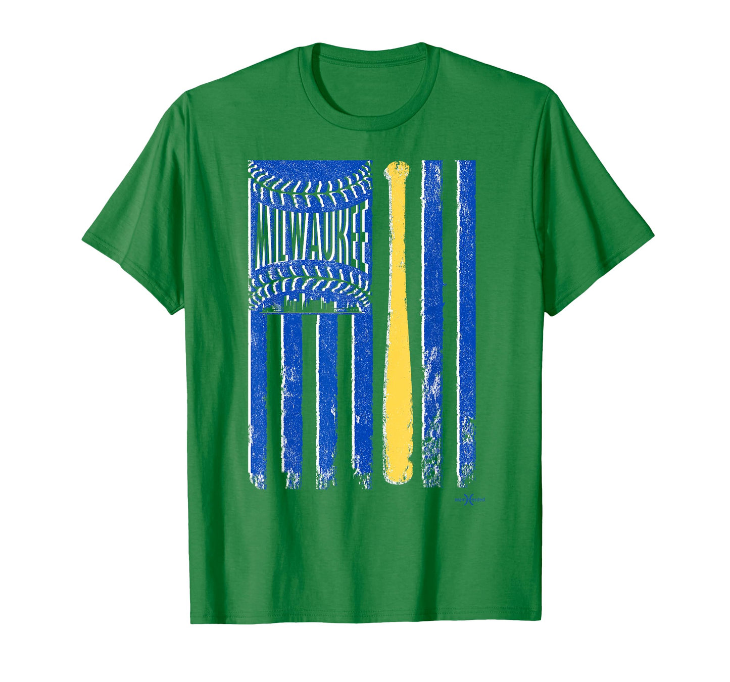 Classic Milwaukee Baseball Flag | Patriotic Baseball Women Kids Men T-Shirt