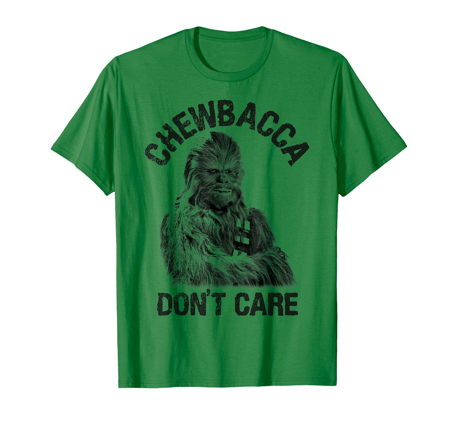 Star Wars Chewbacca Don't Care Funny Logo T-Shirt