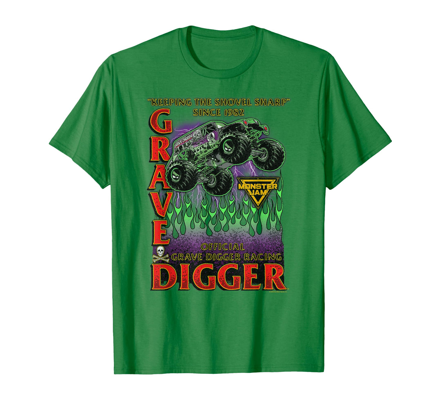 Monster Jam Keeping The Shovel Sharp Since 1982 Motor Sports T-Shirt