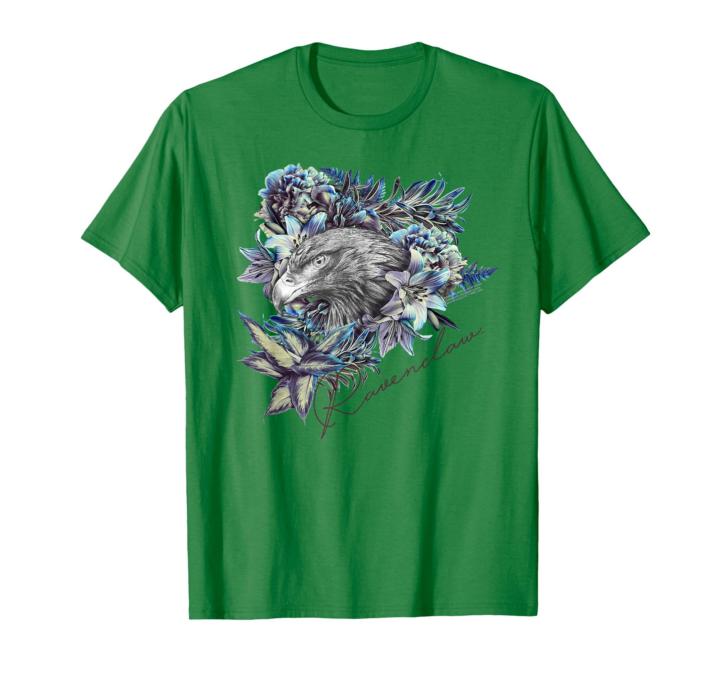 Harry Potter Ravenclaw Floral Eagle Mascot T-Shirt