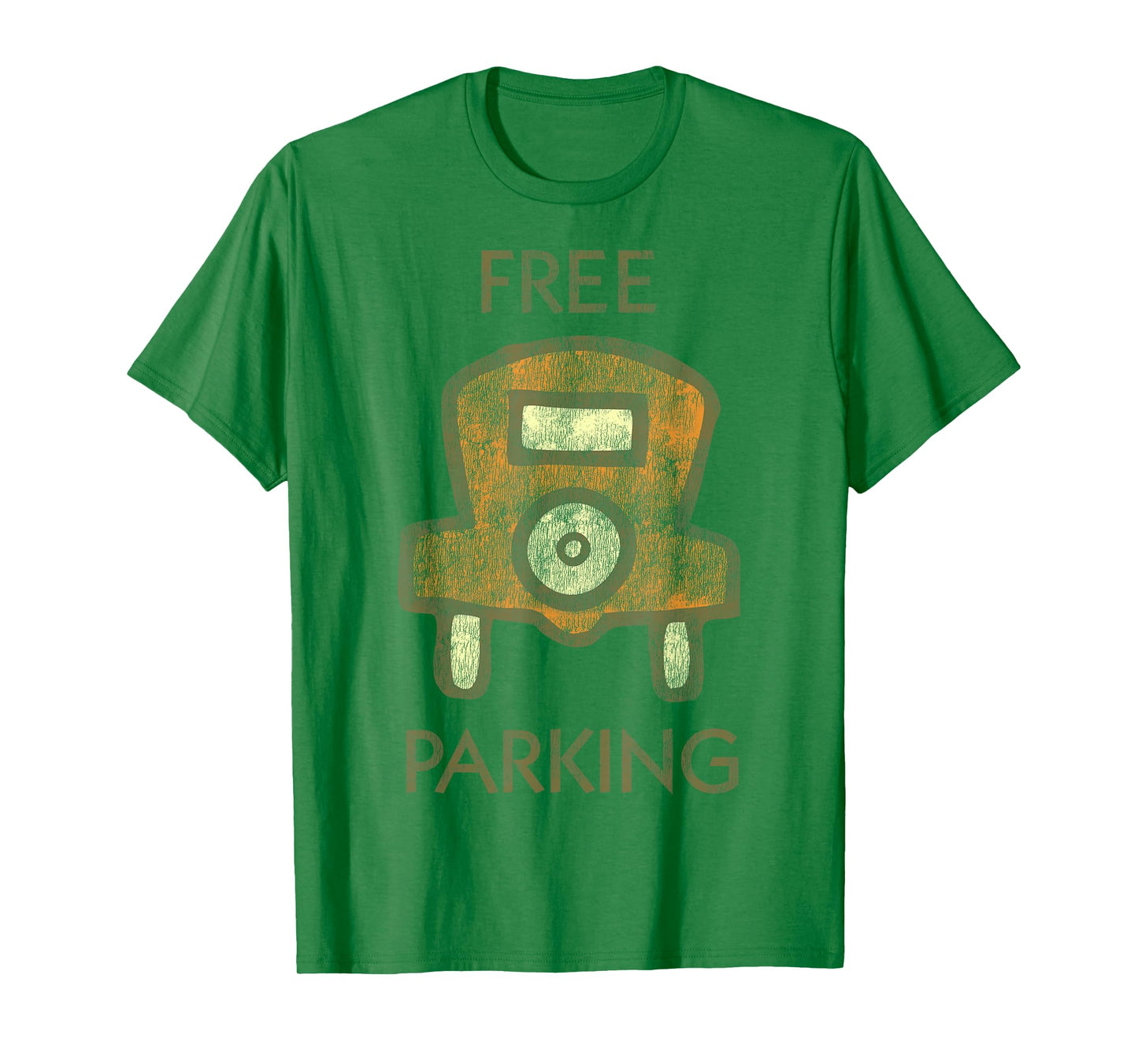 Monopoly Mr. Monopoly Free Parking Distressed Logo T-Shirt