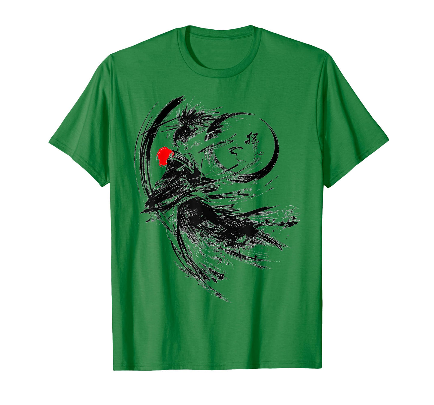Anime Abstract Art Human Men Drawing Graphic Anime T-Shirt