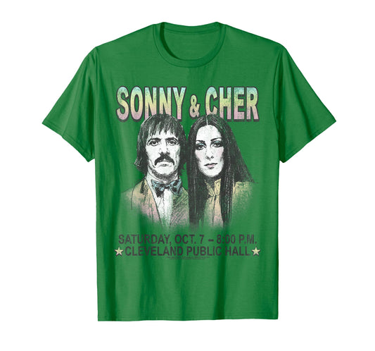 Sonny and Cher Cleveland Hall T-Shirt