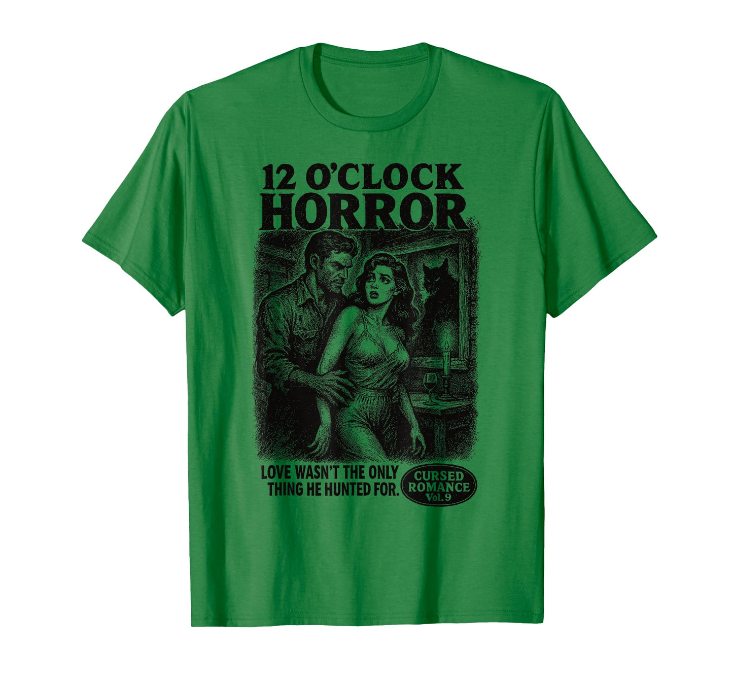 Cursed Romance Vol. 9 – Vintage Werewolf Horror Comic Retro T-Shirt