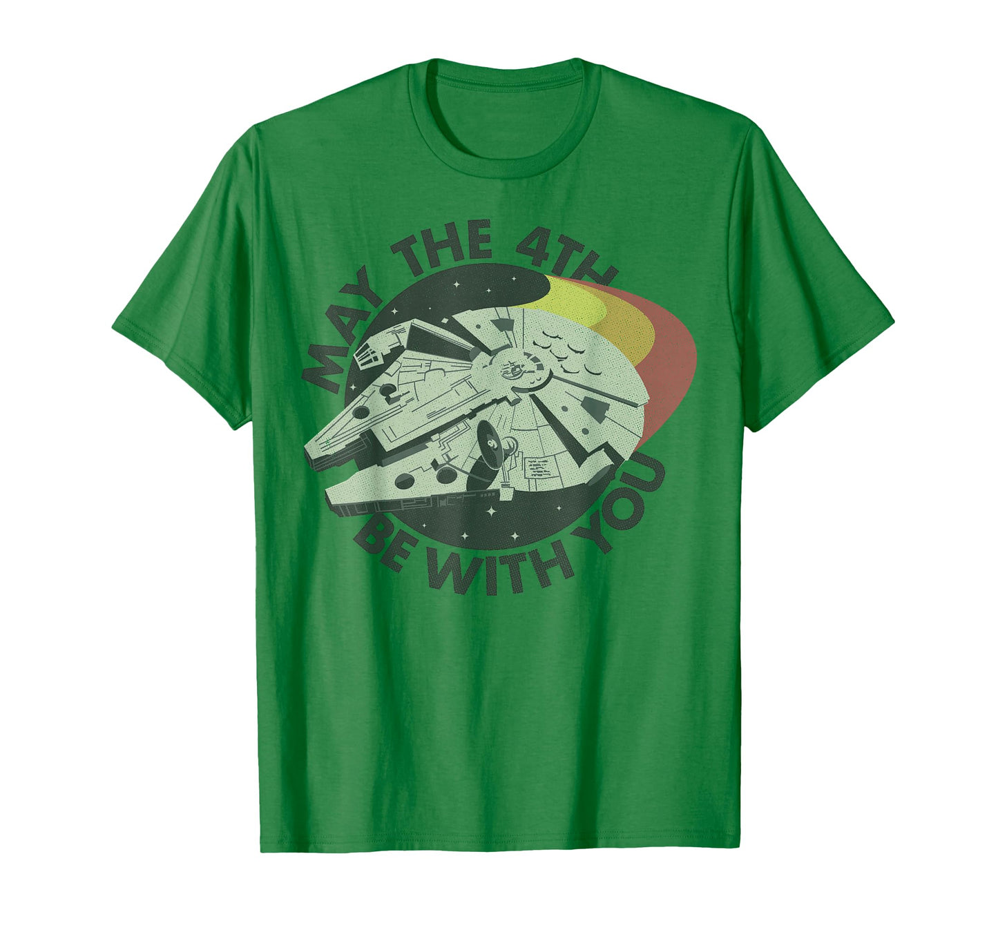 Star Wars Millennium Falcon Retro May The 4th Be With You T-Shirt