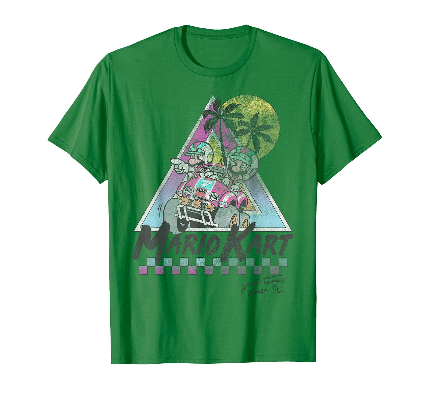 Mario Kart Mario And Luigi Good Time Since 92 Vintage T-Shirt