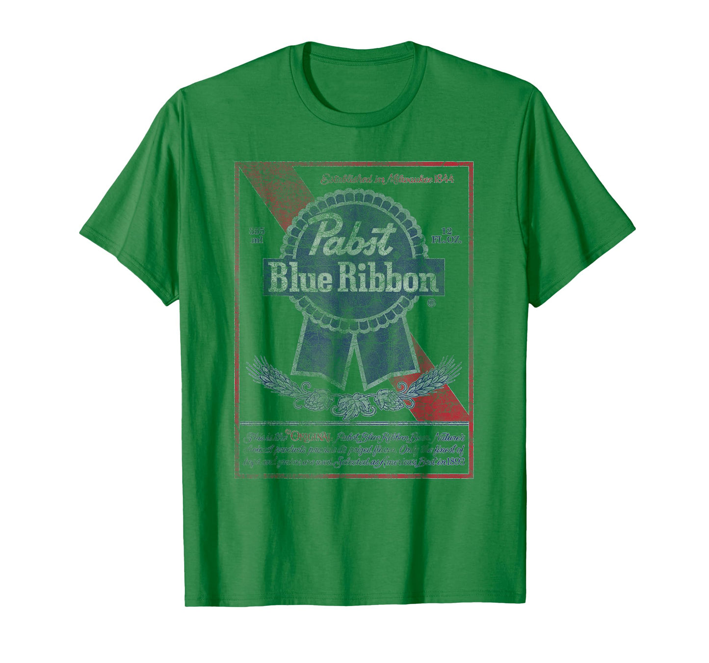 Pabst Blue Ribbon Can Label T-Shirt