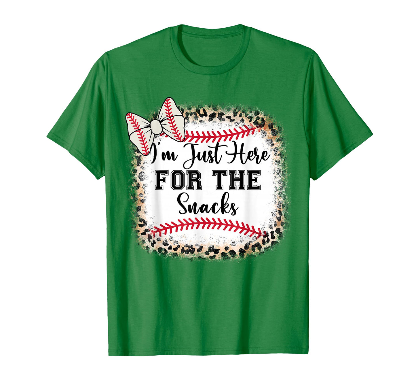 Girl I'm Just Here For Snacks Baseball Sister Toddler Youth T-Shirt