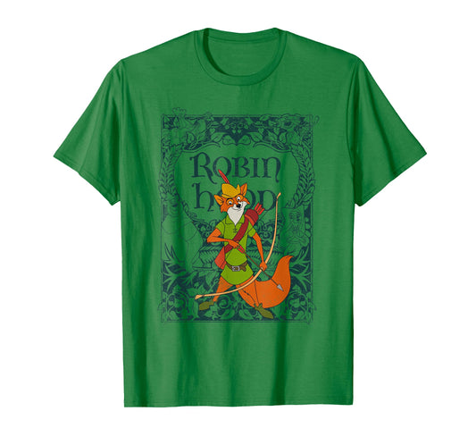 Disney Robin Hood Retro Vintage Distressed T-Shirt Small