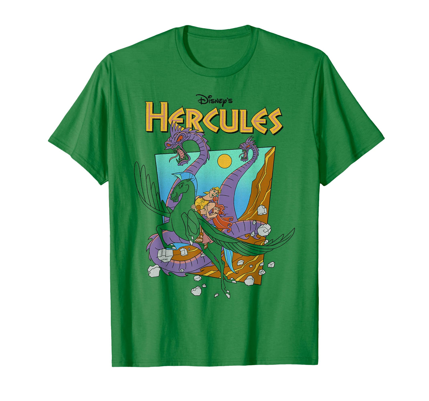 Disney Hercules Hydra Classic Movie Poster T-Shirt