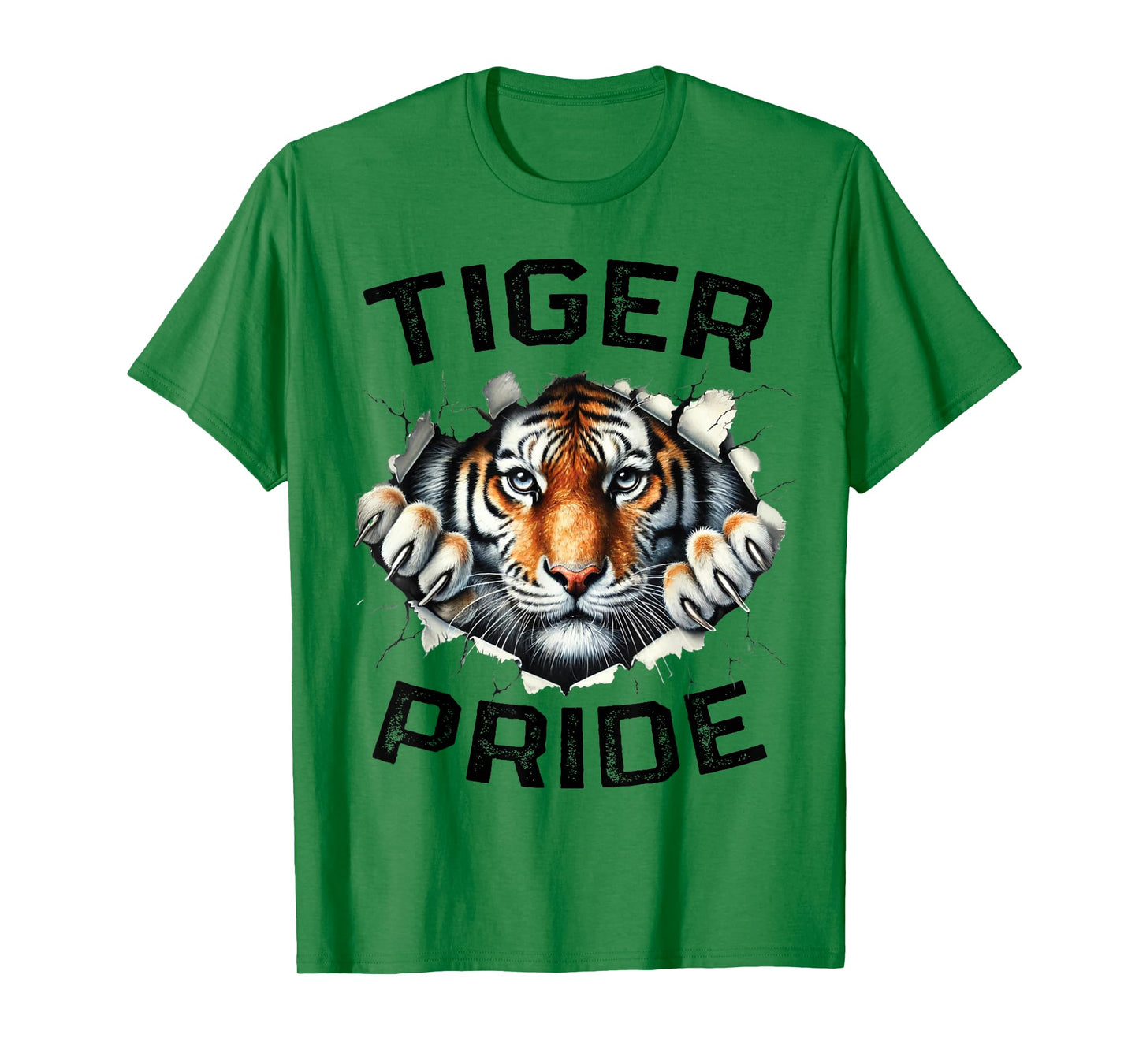Tiger Pride Retro Tiger School Sports Team T-Shirt