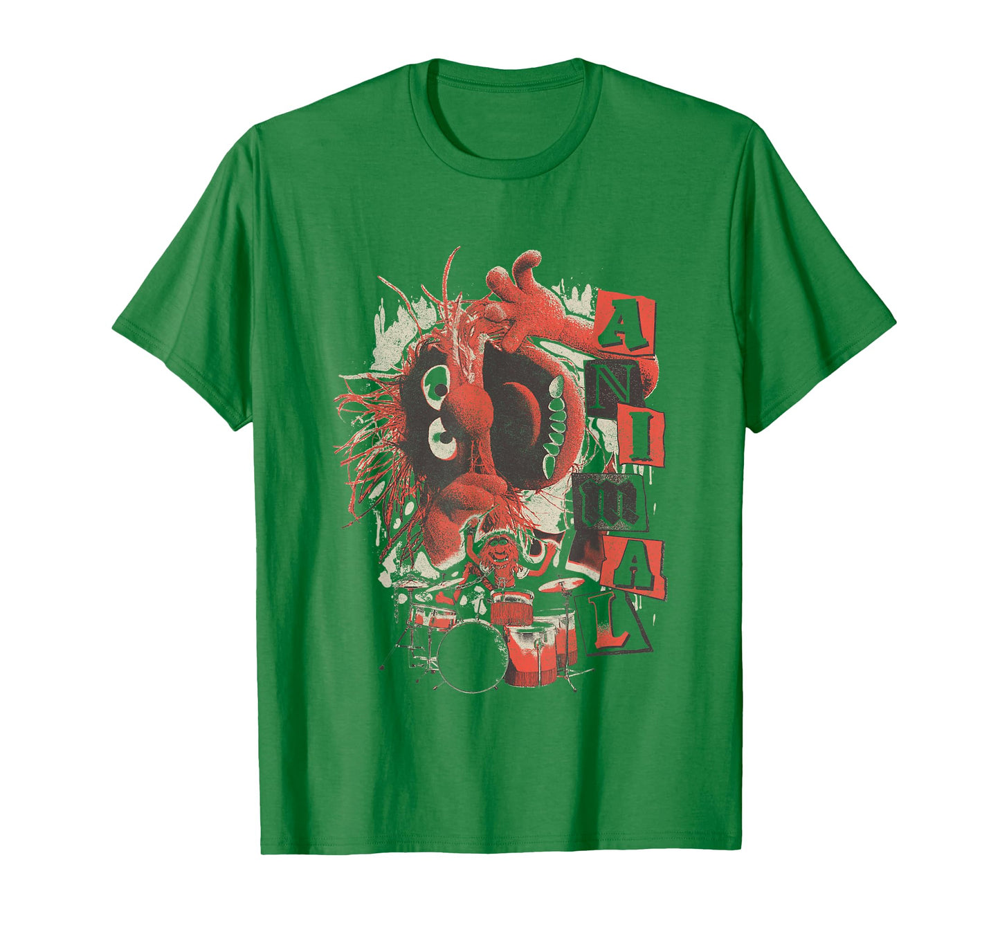 Disney The Muppets Animal Classic Punk Rocker T-Shirt