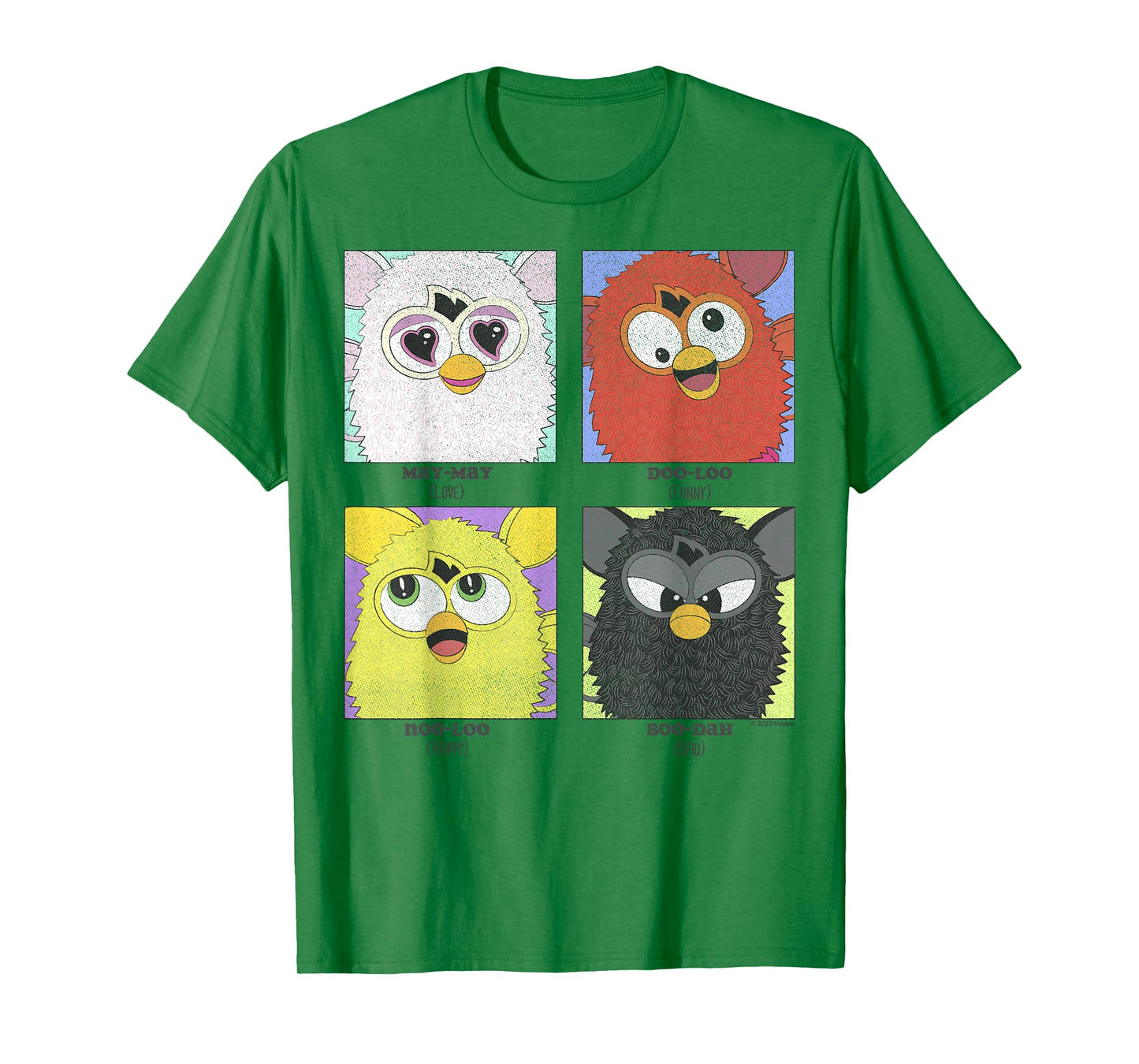 Furby Different Emotions Vintage Box Up T-Shirt