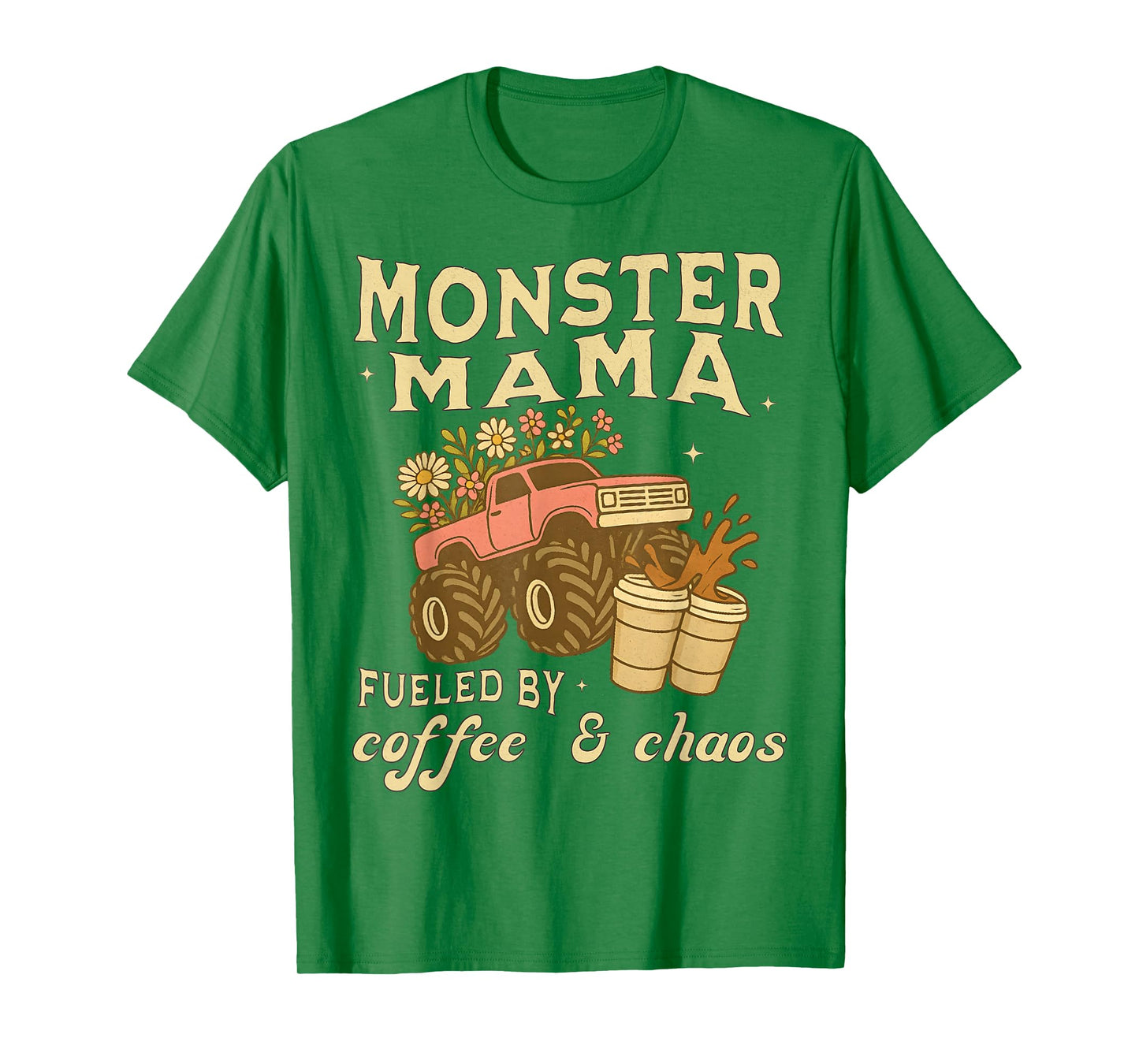 Monster Truck Mama Women's Monster Truck Lover Show Coffee T-Shirt