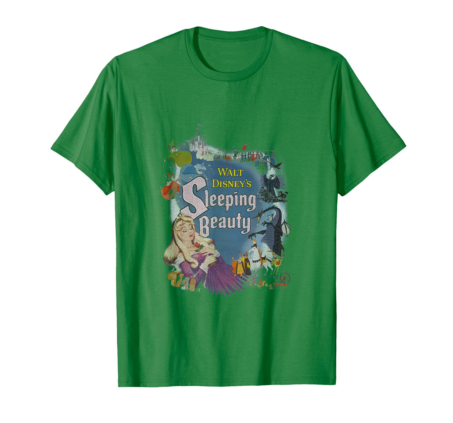 Disney Sleeping Beauty Classic Icons Movie Poster T-Shirt Small