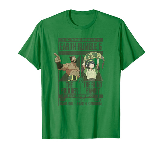 Avatar: The Last Airbender Boulder VS Blind Bandit Poster T-Shirt
