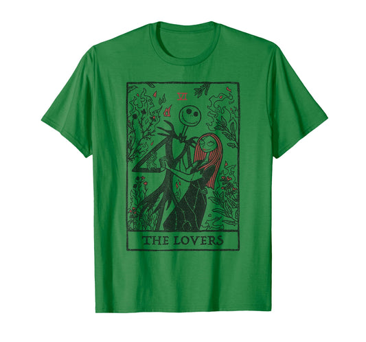 Disney The Nightmare Before Christmas Jack and Sally Tarot T-Shirt