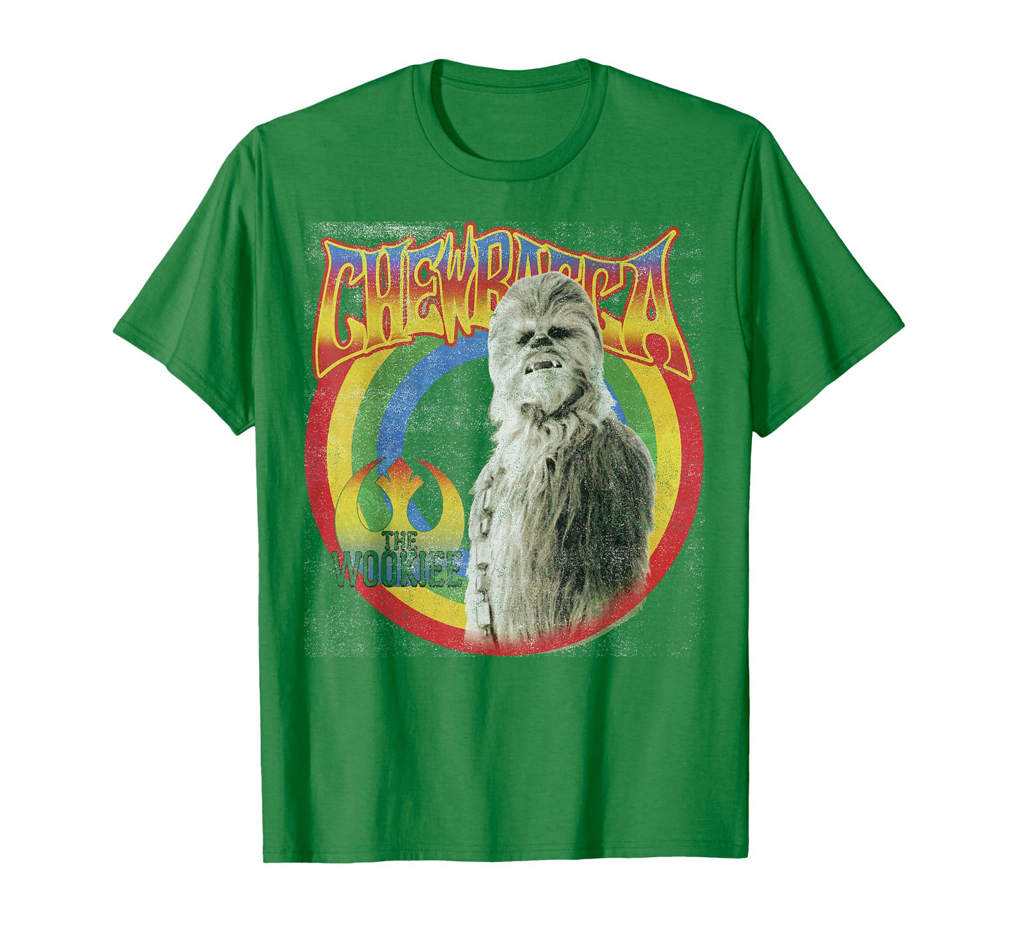 Star Wars Retro Rainbow Chewbacca The Wookiee T-Shirt