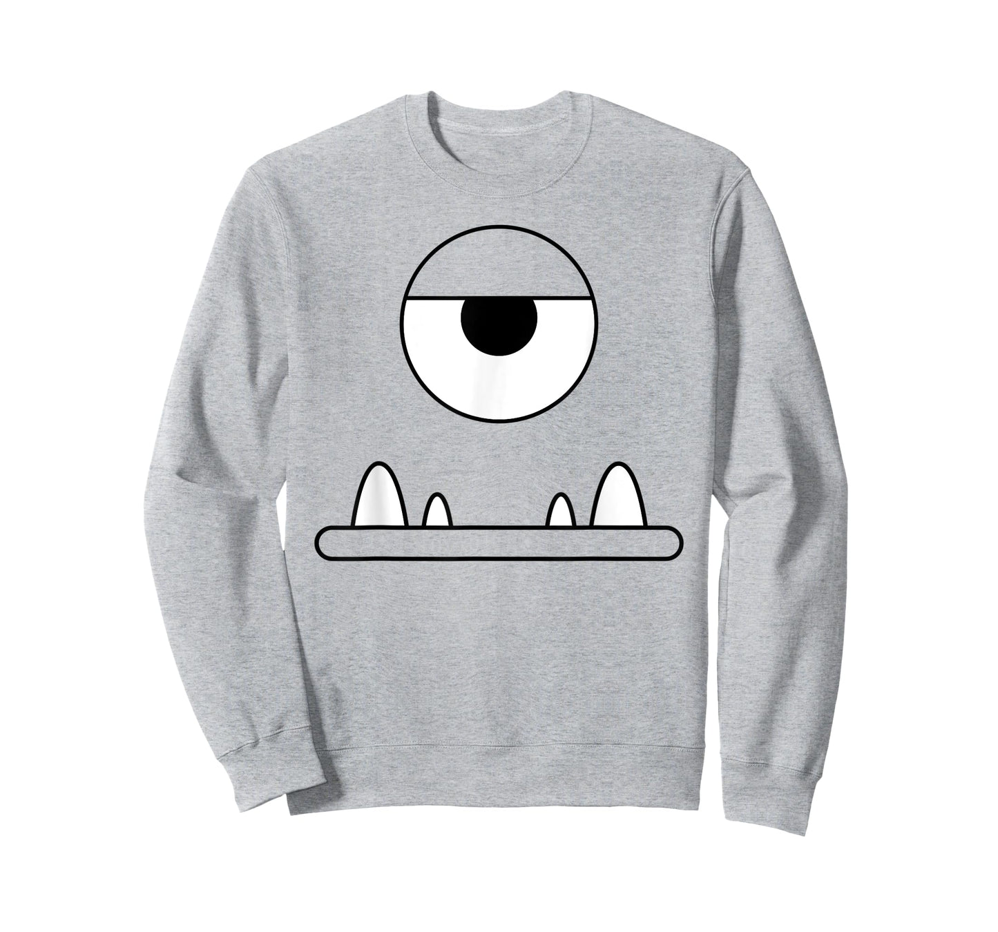 Funny Cute Monster Face One Eyeball Easy Halloween Costume T-Shirt