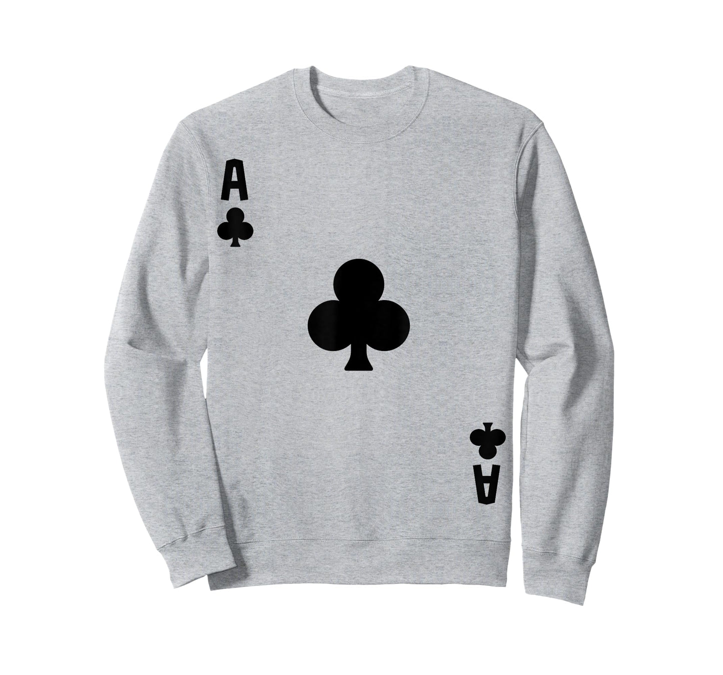 Ace of Clubs Cards Deck Halloween Costume T-Shirt