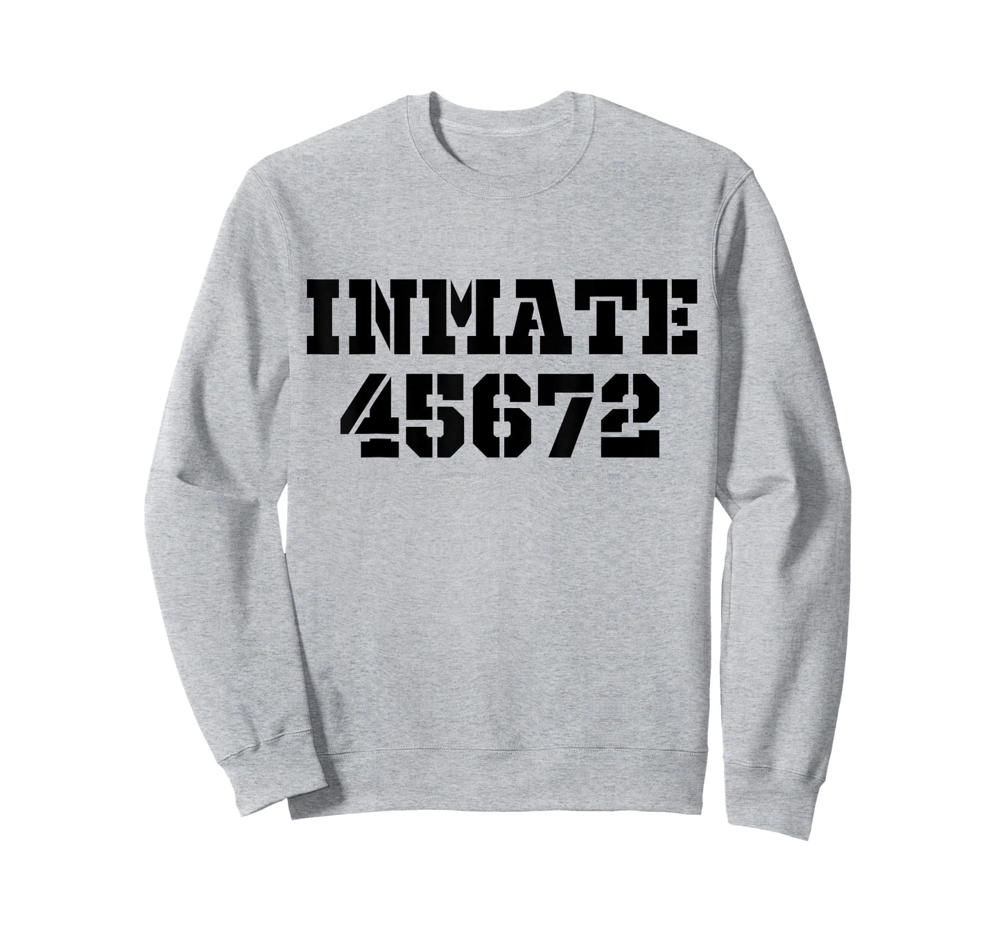 Jail Inmate 45672 Funny Prisoner Halloween Prison Costume T-Shirt