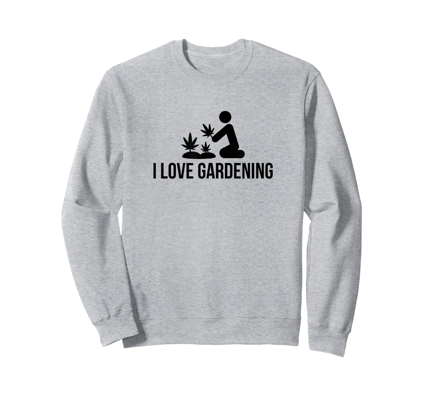 I Love Gardening Cannabis Graphic T Shirt Grow Marijuana T-Shirt