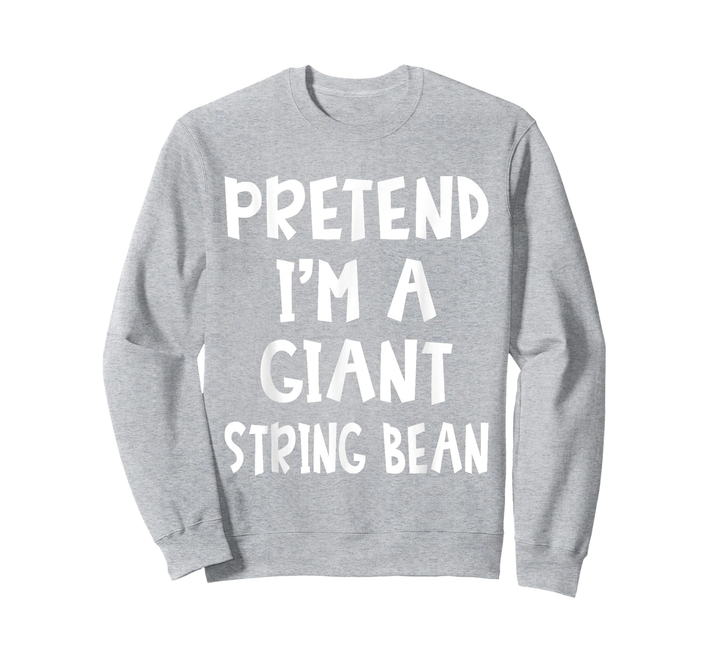 Pretend I'm A Giant String Bean Costume Lazy Easy Halloween T-Shirt