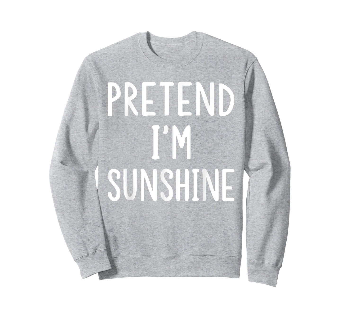 Pretend I'm A Sunshine Lazy Easy Halloween Matching Costume T-Shirt