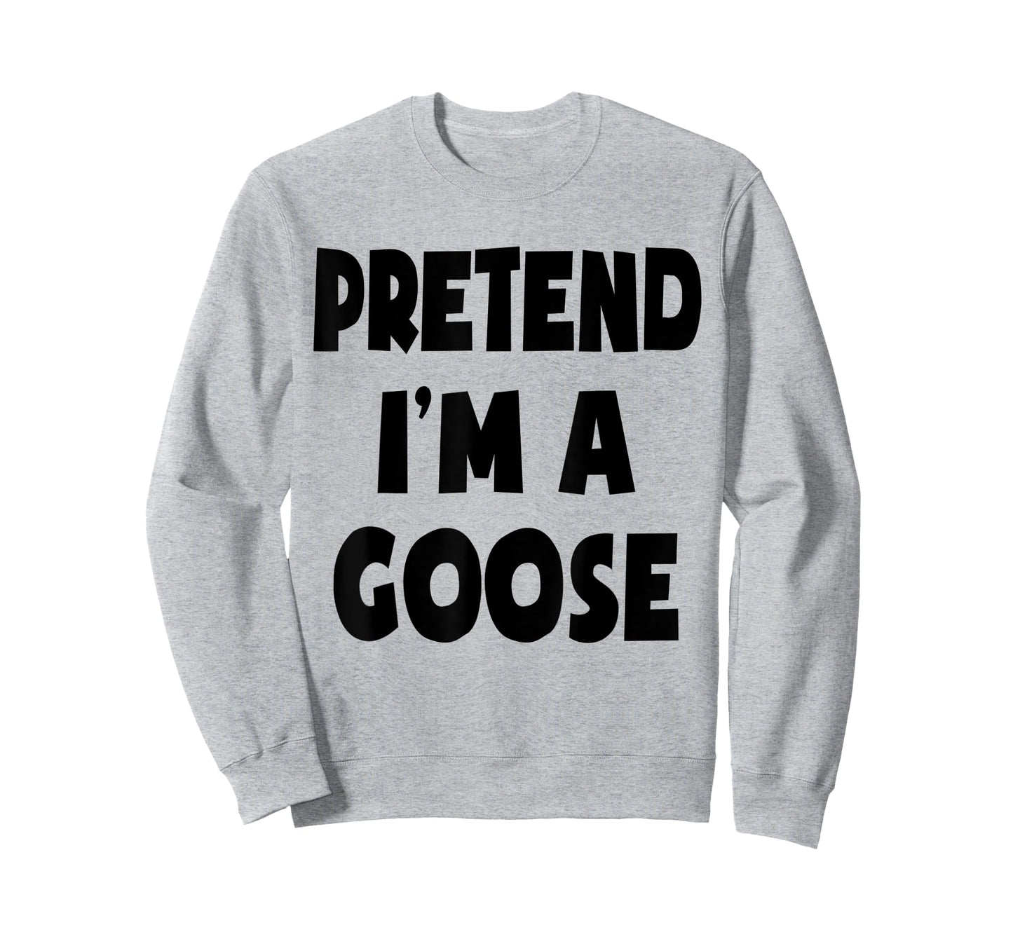 Pretend I'm A Goose Lazy Easy Halloween Costume Party T-Shirt