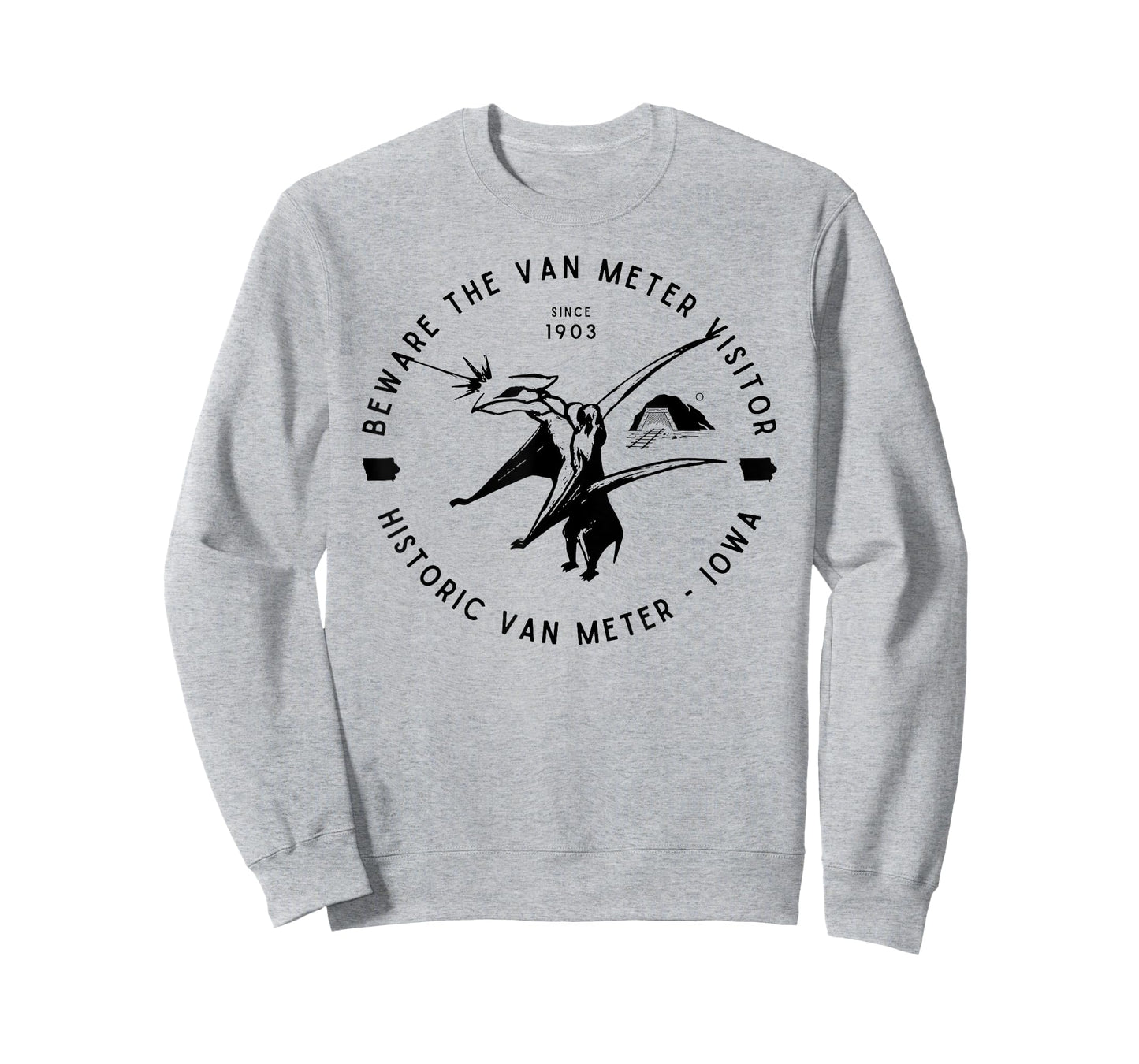 Beware the Van Meter Visitor Famous Cryptid Iowa T-Shirt