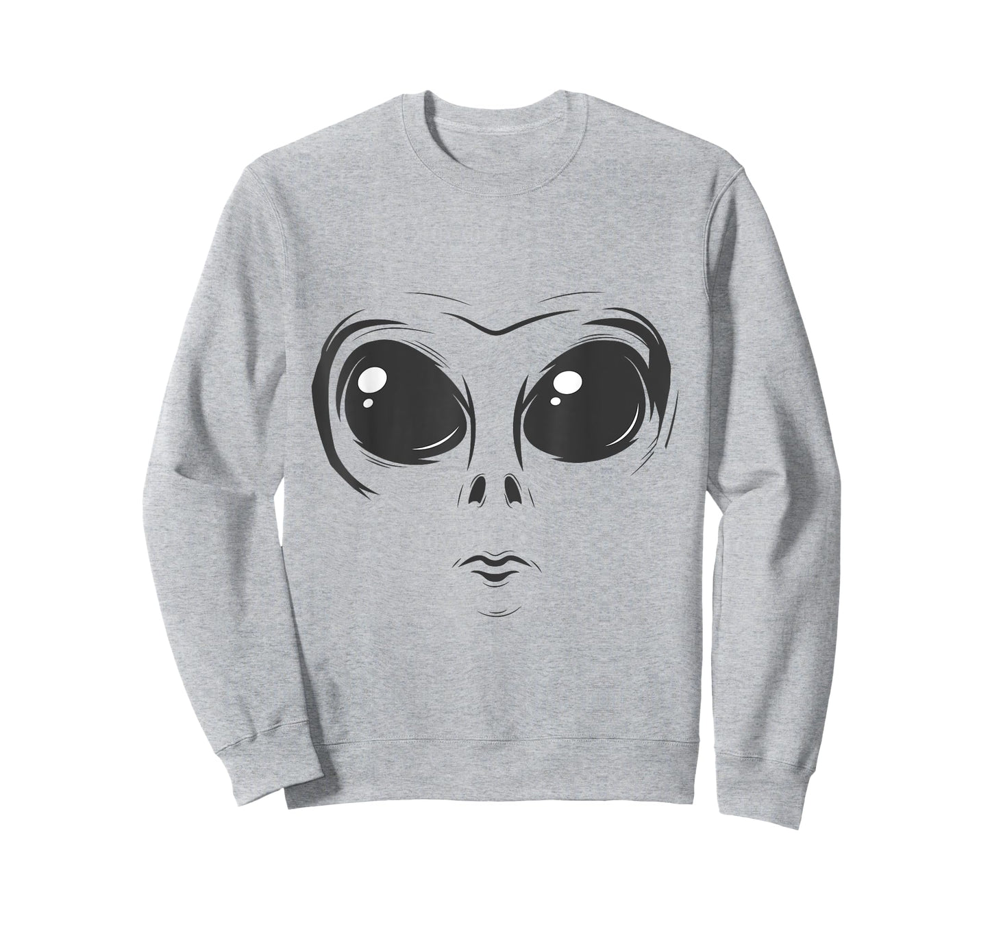 Alien Face Horror Space Funny Halloween Costume Men Women T-Shirt