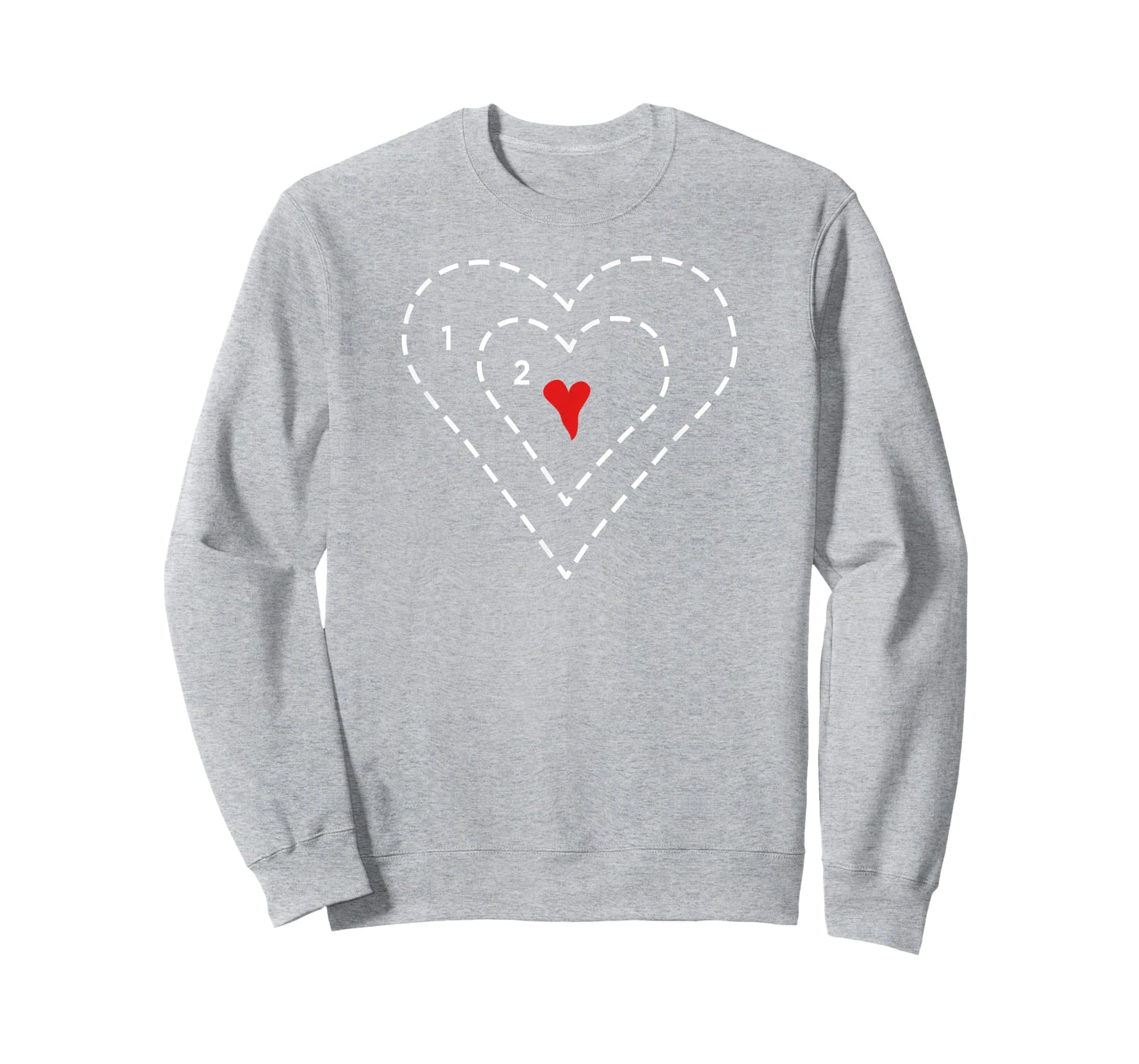 Heart Two Sizes Too Small Funny Christmas Xmas T-Shirt