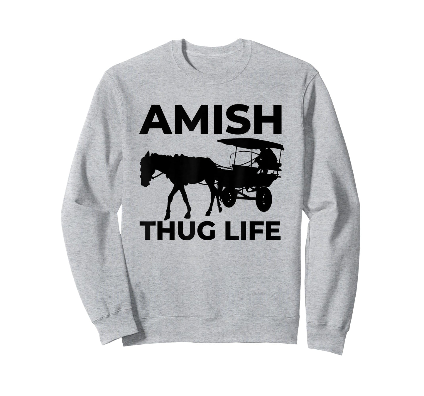 Amish Thug With Horse & Buggy Gangster T-Shirt